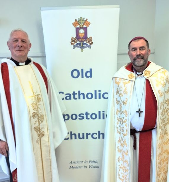 Fr Alan Hawley and Bishop Adrian