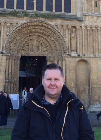 John at Rochester Cathedral John at Rochester Cathedral