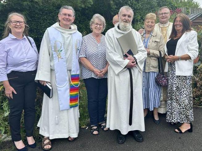 Fr Paul Creaner second from left Fr Paul Creaner second from left
